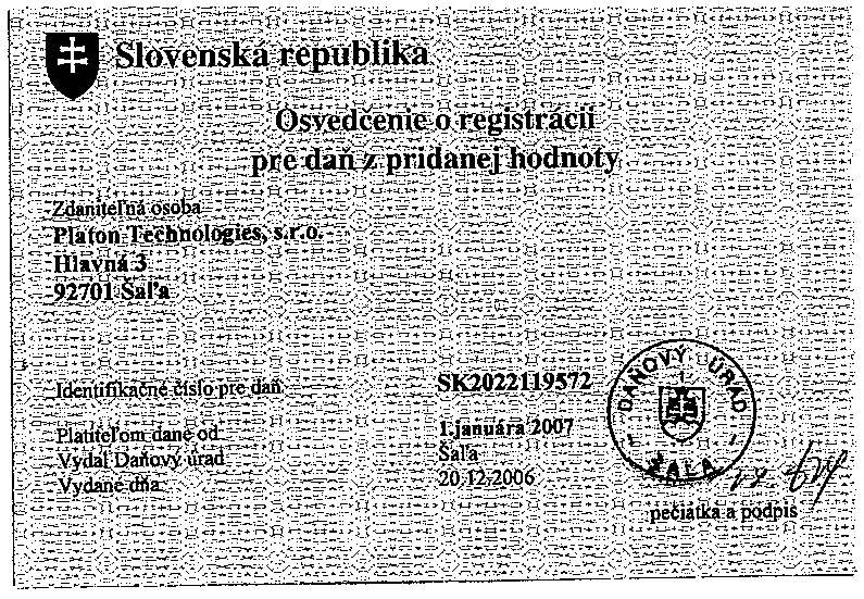We Become VAT Payers